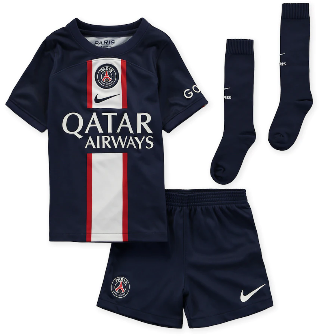 Uitstekend Prime Geurig PSG 22/23 Home Kids Kit - SoccerArmor -