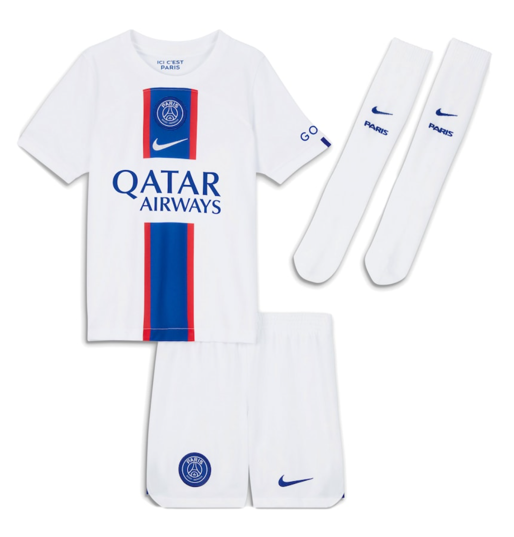 partij Ramen wassen schotel Neymar Jr PSG 22/23 Third Kids Kit by Nike - SoccerArmor -