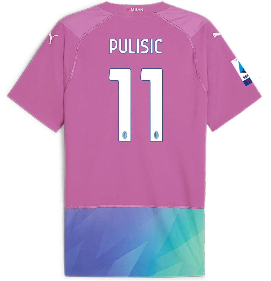 Pulisic AC Milan 23/24 Authentic Third Jersey SoccerArmor