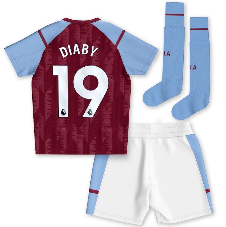 Diaby Aston Villa24 Home Kids Kit