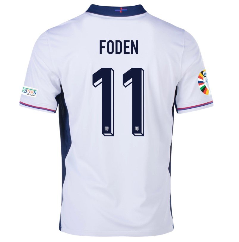 Foden England 2425 Home Jersey