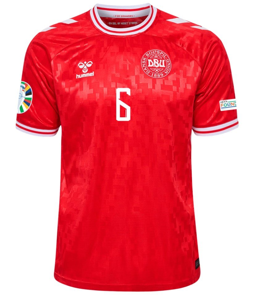 Christesen Denmark25 Home Jersey
