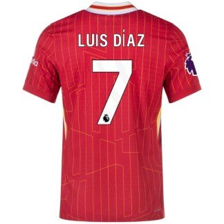 Luis Díaz Liverpool 24/25 Authentic Home Jersey