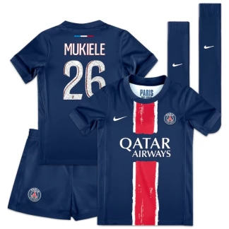 Mukiele PSG 24/25 Home Kids Kit