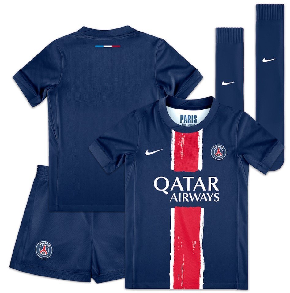 Vitinha PSG 24/25 Home Kids Kit - SoccerArmor -