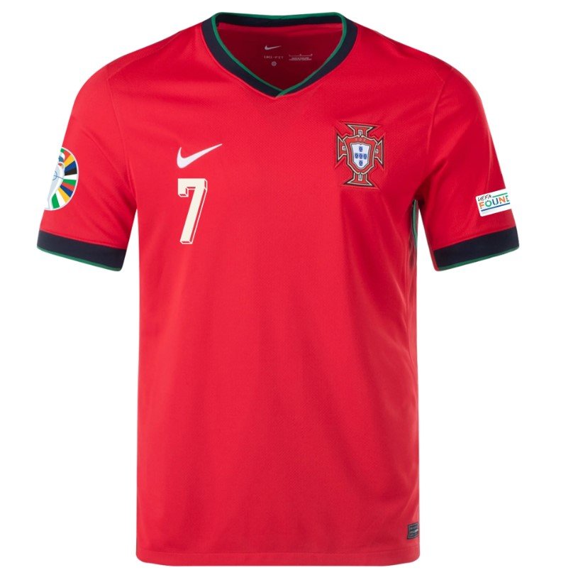 Ronaldo Portugal 25 Home Jersey