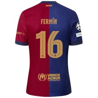 Fermín Barcelona 24/25 UCL Authentic Home Jersey
