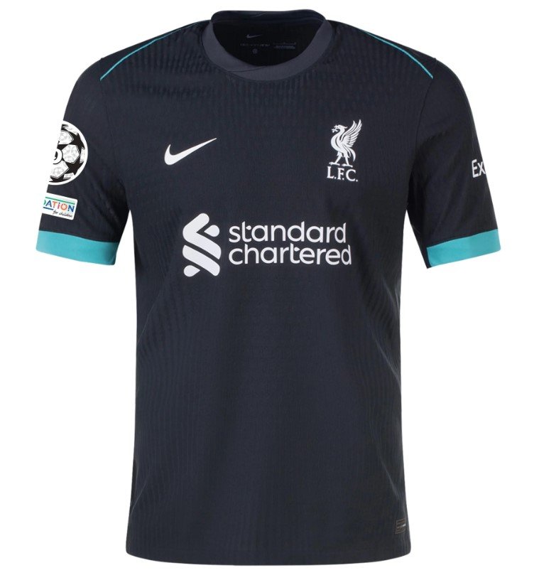 Liverpool 2425 Authentic UCL Away Jersey