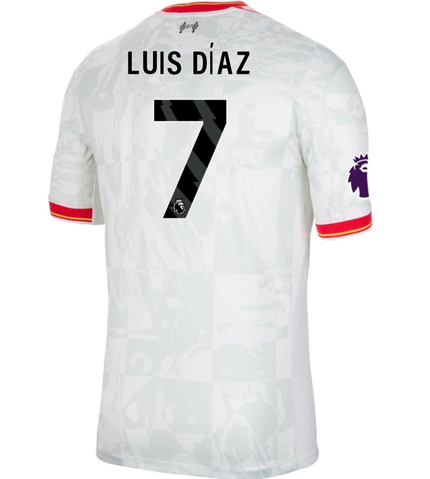 Luis Diaz Liverpool 2425 Third Jersey