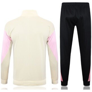 PSG 24/25 Tracksuit (Light Yellow/Cream/Pink)