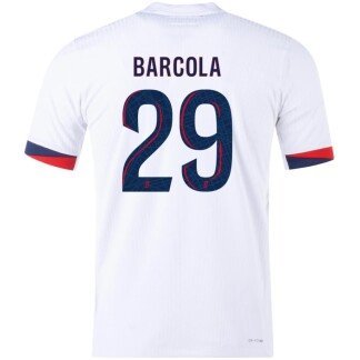 Barcola PSG 25/26 Authentic Away Jersey