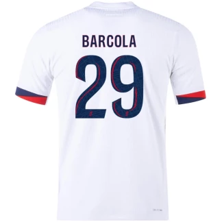 Barcola PSG 25/26 Authentic Away Jersey