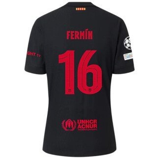 Fermín Barcelona 24/25 UCL Away Jersey