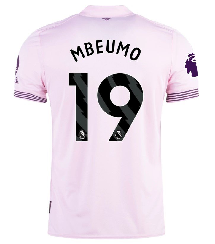 Mbeumo Brentford 2425 Away Jersey
