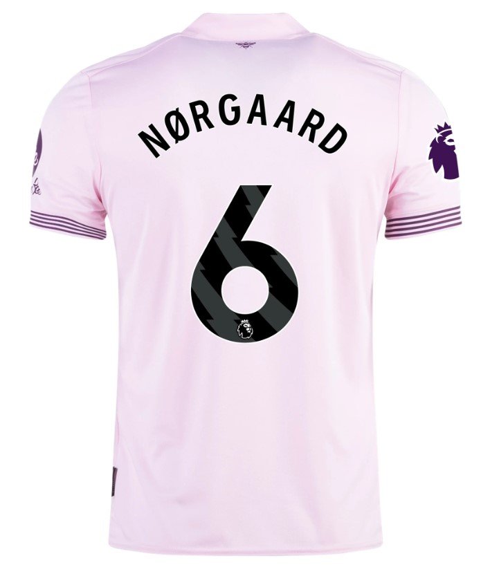 Nørgaard Brentford 2425 Away Jersey