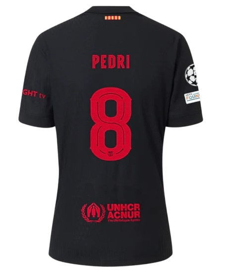Pedri Barcelona 24/25 UCL Away Jersey - SoccerArmor -