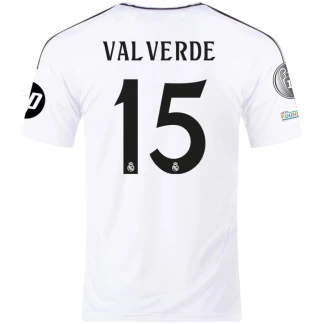 Valverde Real Madrid 24/25 UCL Home Jersey