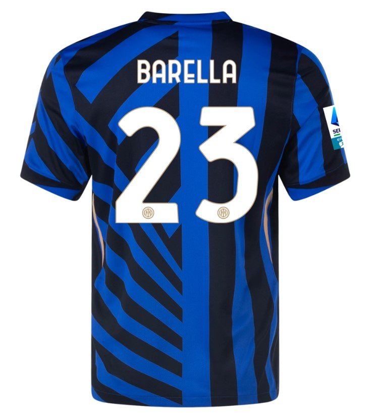 Barella Inter Milan 2425 Scudetto Home Jersey