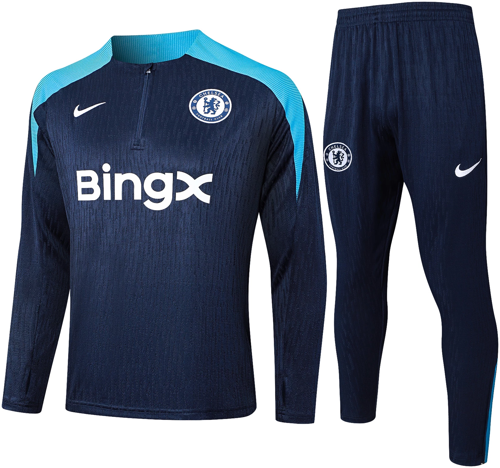 25-26チェルシーベストトレーニングスーツ Chelsea 24/25 Training Tracksuit (Navy/Dark Blue
