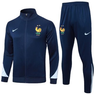 France 24/25 Dark Blue Tracksuit (Kids Sizing)