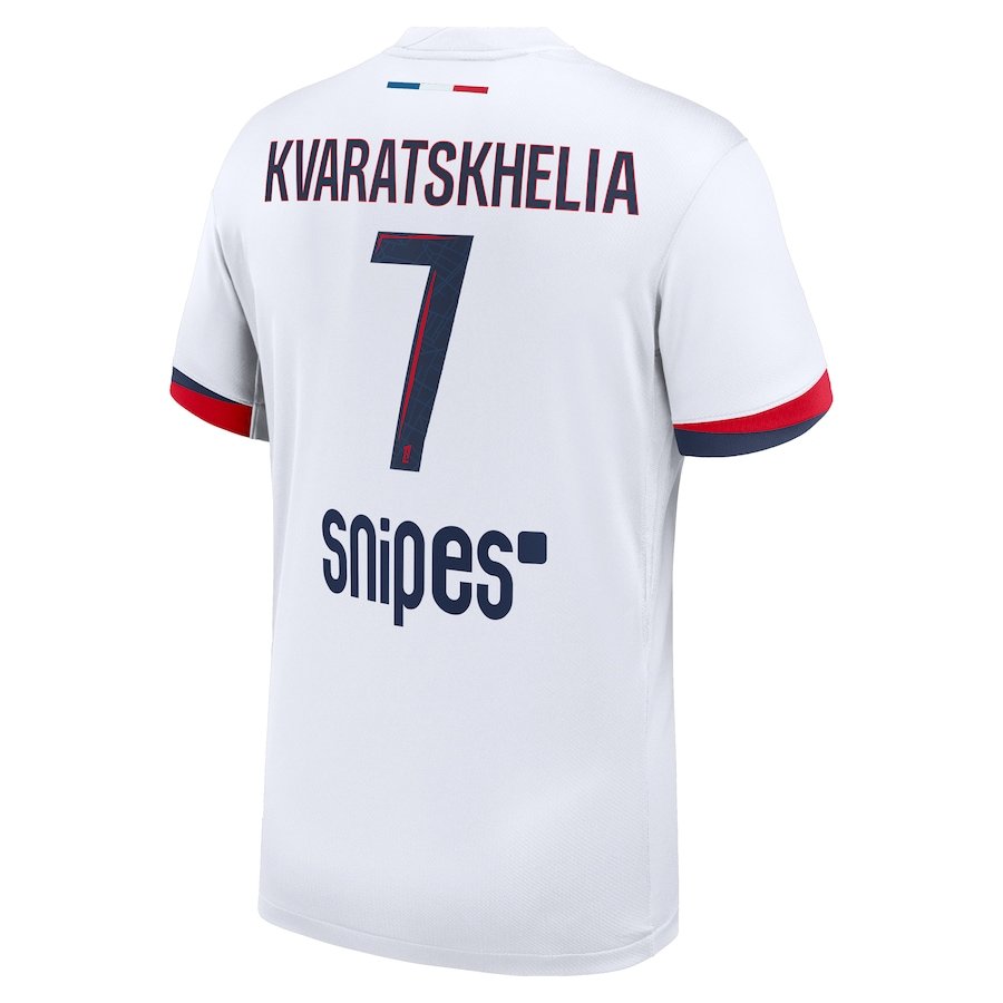 Kvaratskhelia PSG 2425 Away Jersey2