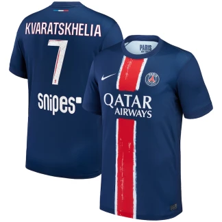 Kvaratskhelia PSG 24/25 Home Jersey