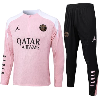 PSG 24/25 Half-Zip Tracksuit (Pink/Black)
