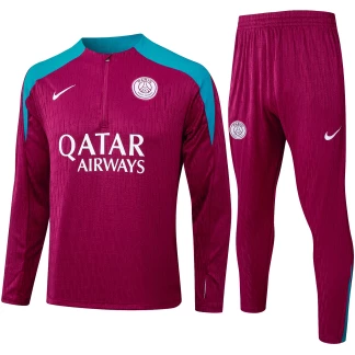 PSG 24/25 Half-Zip Tracksuit (Purple/Teal)