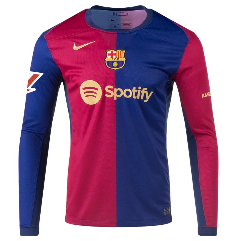 Barcelona 2425 Home Long Sleeve Jersey
