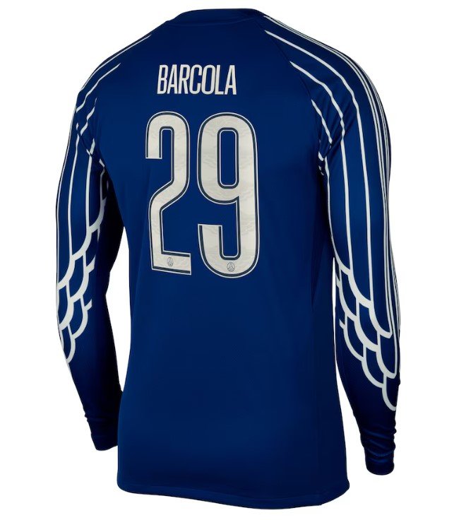 Barcola PSG 2425 Fourth Long Sleeve Jersey (Cup printing)3