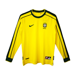 Brazil 1998 Home Long Sleeve Jersey