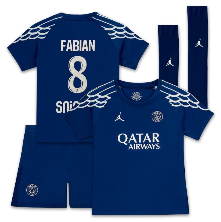 Fabian PSG 2425 Fourth Kids Kit