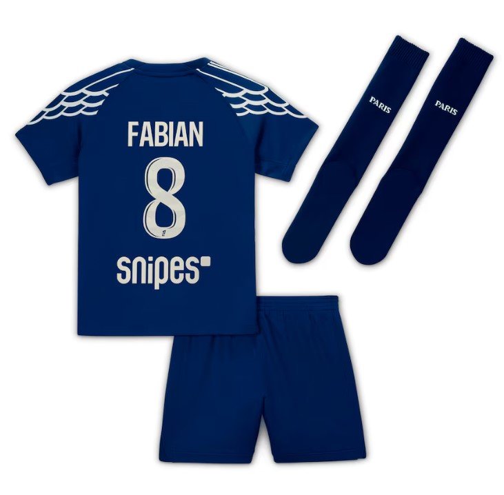 Fabian PSG25 Fourth Kids Kit