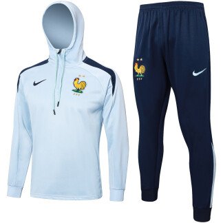 France 24/25 Hooded Half-Zip Tracksuit