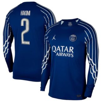 Hakimi PSG 24/25 Fourth Long Sleeve Jersey (Cup printing)