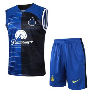 Inter Milan 24/25 Sleeveless Training Set – Royal Blue/Black