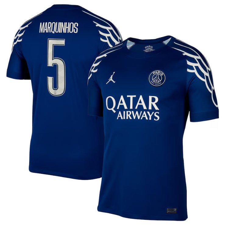 Marquinhos PSG 2425 Fourth Jersey (Cup printing)