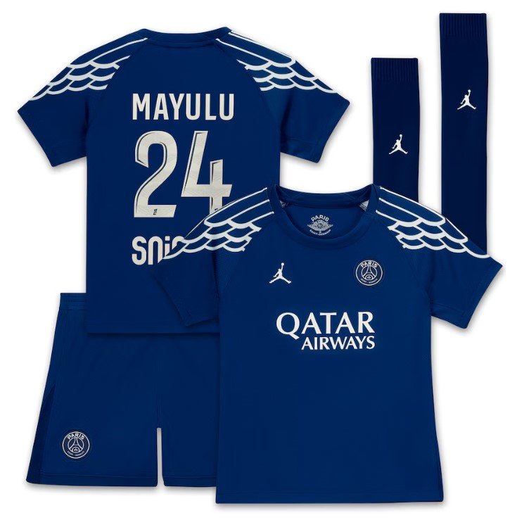 Mayulu PSG 2425 Fourth Kids Kit