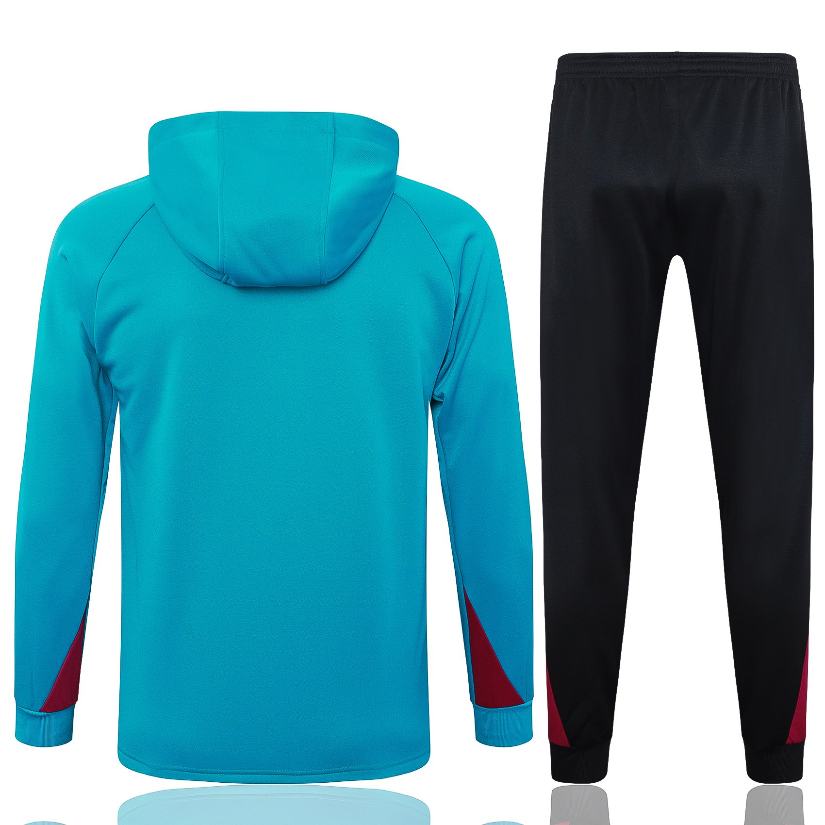 PSG 2425 Hooded Half-Zip Tracksuit (TealBlack)2