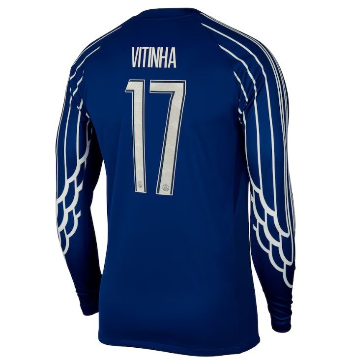 Vitinha PSG 24/25 Fourth Long Sleeve Jersey (Cup printing