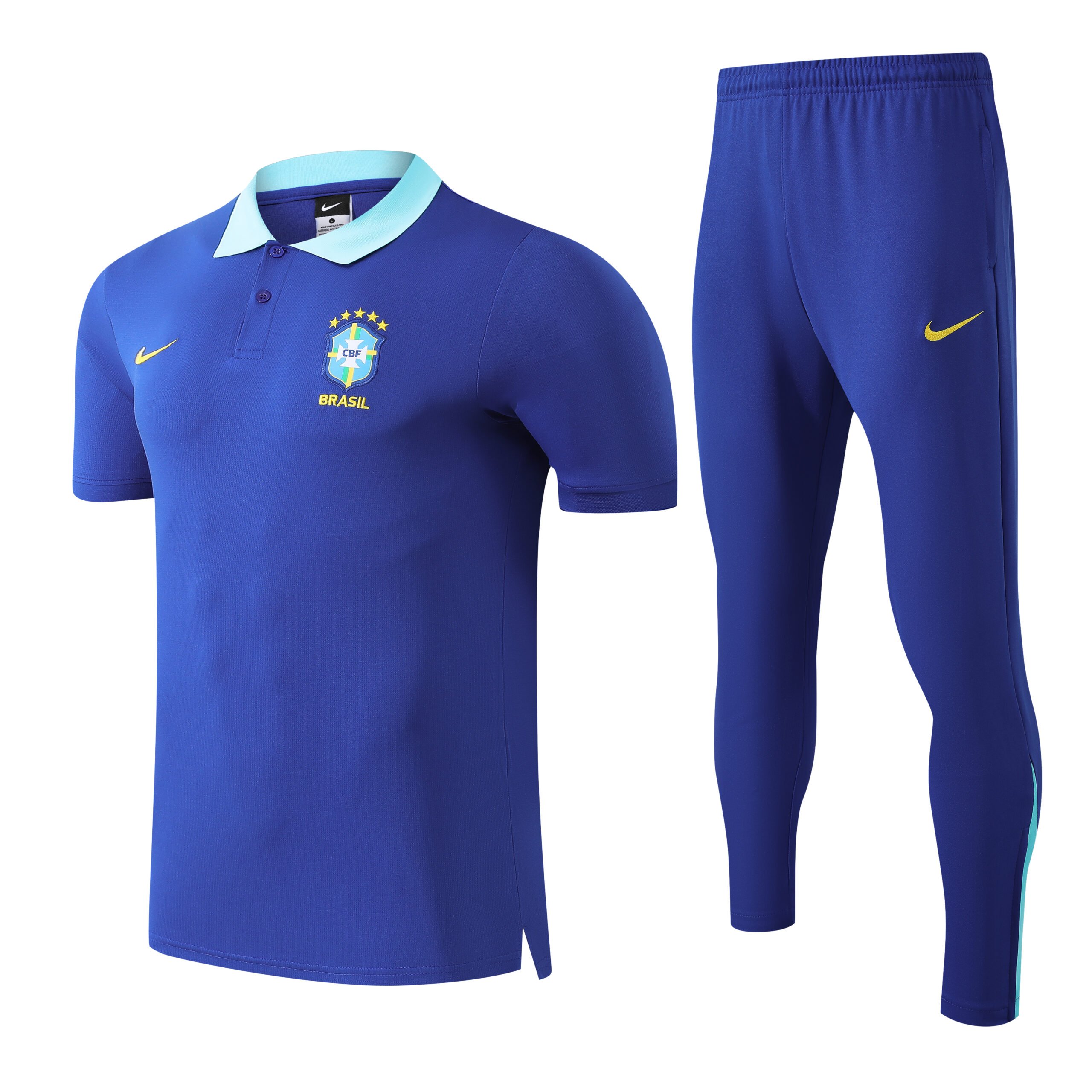 Brazil 2425 Polo Tracksuit Set (BlueAqua)
