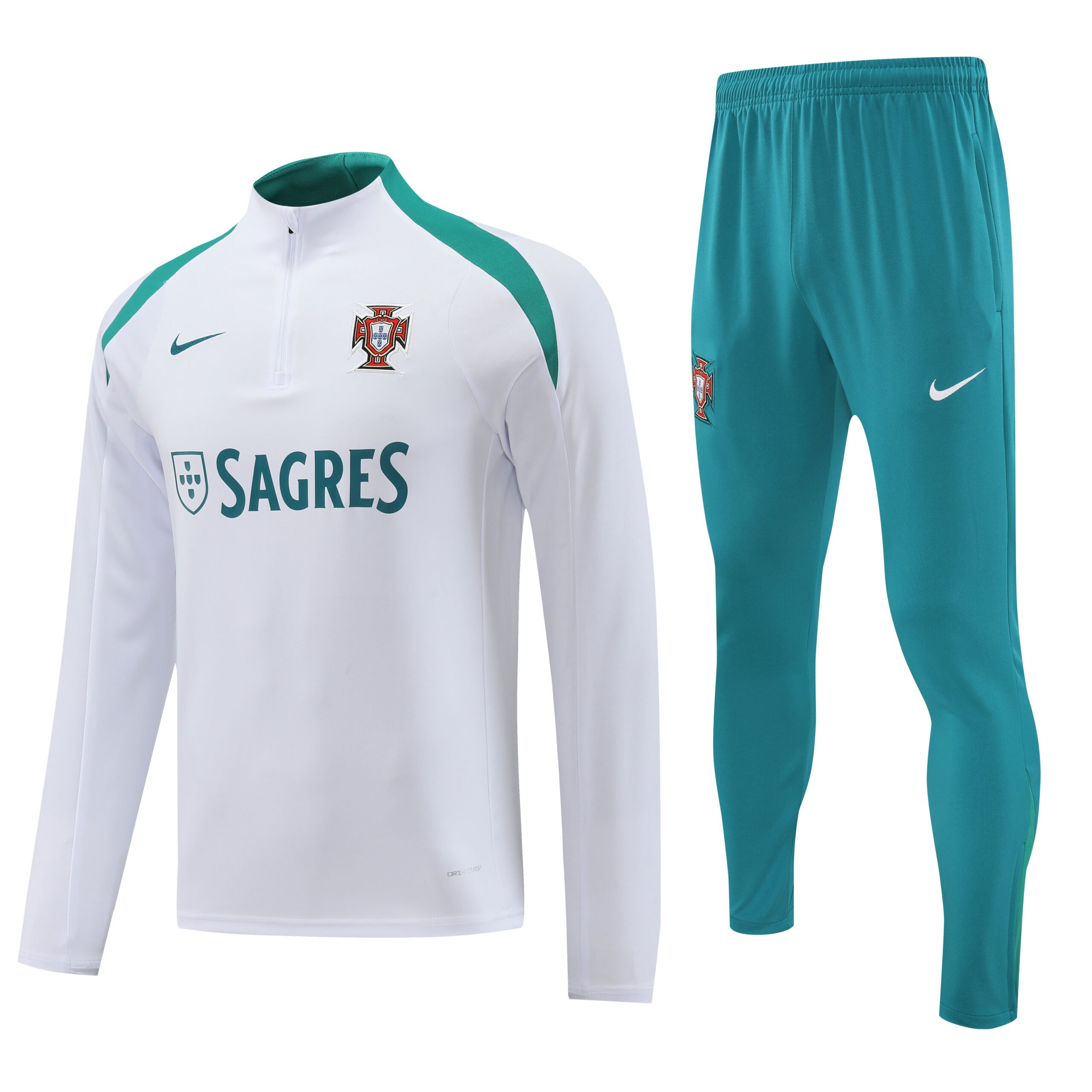 Portugal 2425 Training Tracksuit (WhiteGreen)