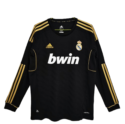 Real Madrid 11/12 Away Long Sleeve Jersey - SoccerArmor -