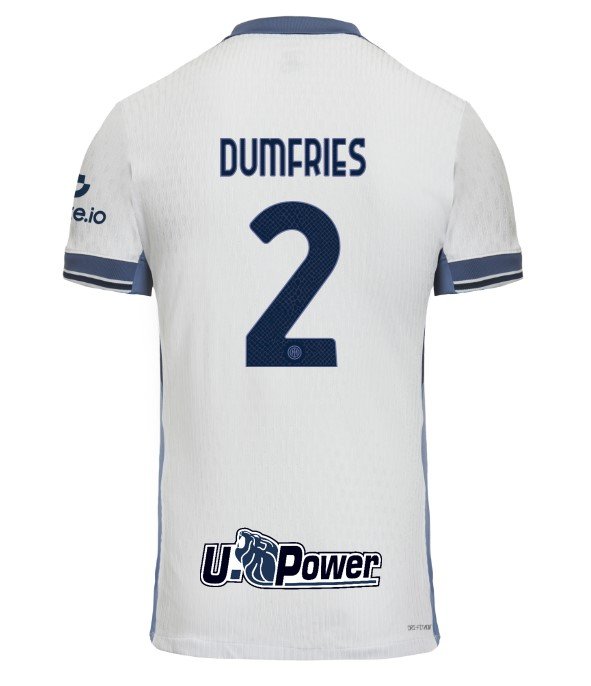 Dumfries Inter Milan 2425 Authentic Away Jersey