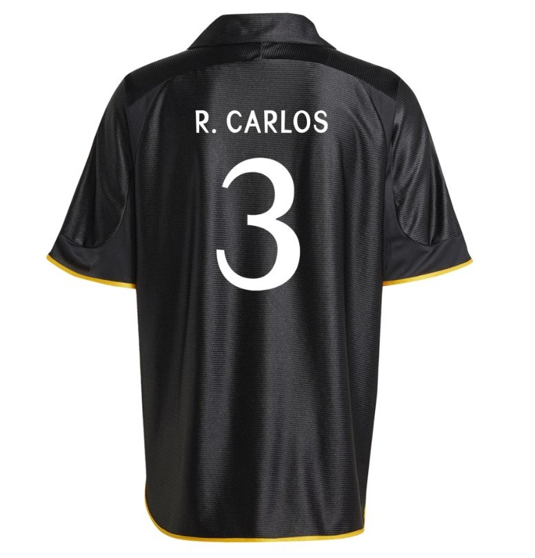 R. Carlos Real Madrid 9900 Away Jersey