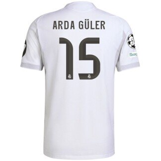 Arda Güler Real Madrid 25/26 UCL Authentic Home Jersey