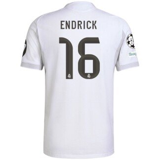 Endrick Real Madrid 25/26 UCL Authentic Home Jersey