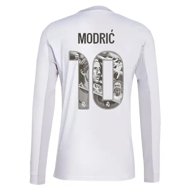 Luka Modrić Real Madrid 25/26 Home Long Sleeve Jersey