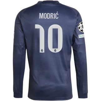 Luka Modrić Real Madrid 25/26 UCL Away Long Sleeve Jersey