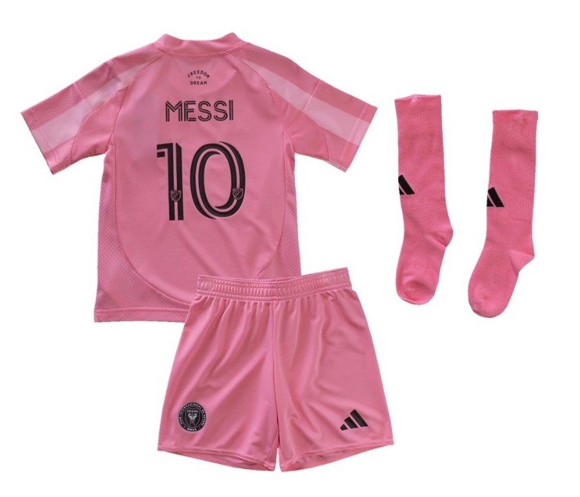 Messi Inter Miami 2526 Home Kids Kit
